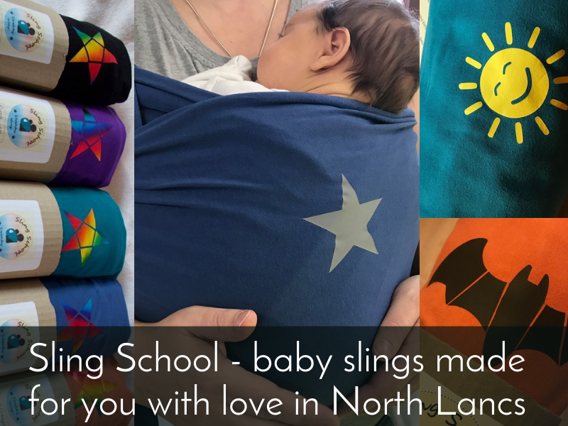 sling school - baby slings made in North Lancashire